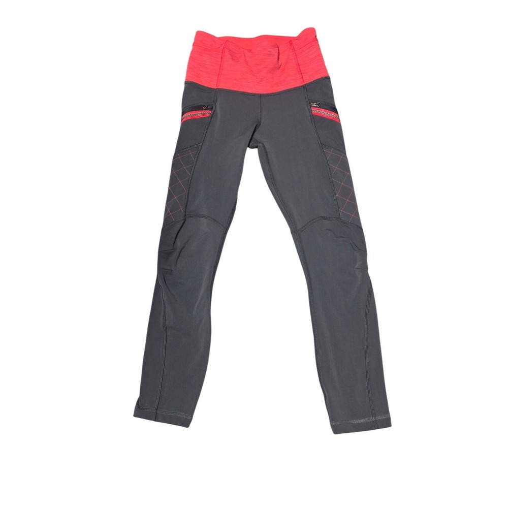 Lululemon Run Toasty‎ Tech Tight Deep Coal Wee Are From Space Love Red Coal 6?